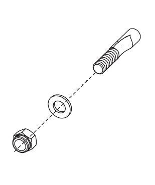 [BOND408000048] Boulon conique + écrou  1.3/8"