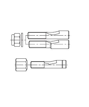 [BOND408000075R] Boulon conique pour 1.3/8"