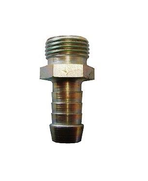[COHN8051.1300] Nippel mannelijk M22 x1,5 - kegel 24° -  slang binnen Ø 14 en 15 mm