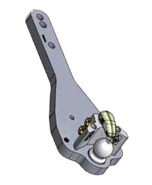 [CRAM8000191] Poutre inférieure avec boule KBA8313OB - L = 745 mm