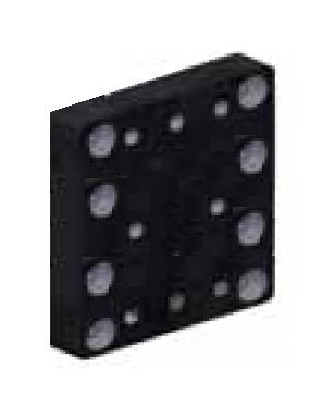 [CRAM8000363] Plaque de fixation 245 x 245 - 205 x 145 - 8 trous Ø 20 mm - 100 x 110 - 8 trous M20