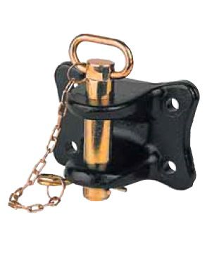 [CRAM8002463] Attache remorque KU603 - flasque 160 x 100 - trous Ø 21 mm