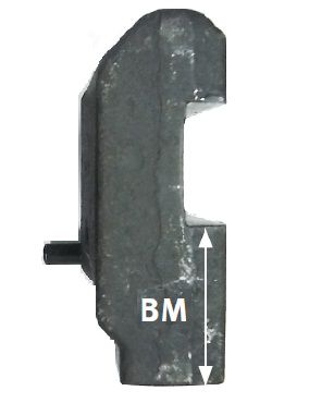 [CRAM8003624] Klauw rechts BM = 50 mm