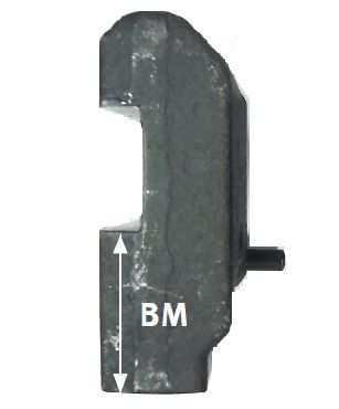 [CRAM8003625] Klauw links BM = 50 mm