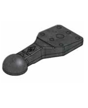 [CRAM8004442] Trehoog ZZK80-115S - plat met schuine kant - 4 gaten Ø 22 mm op 115 x 130