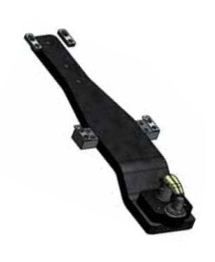 [CRAM8004974] Onderbalk met vaste pen PBA5344A - L = 1090 mm - Dikte 45 mm - Breedte 240 mm