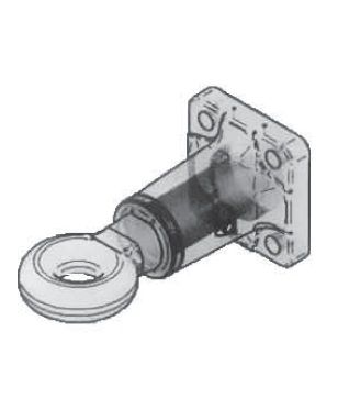 [CRAM8005146] Trehoog ZO5110RD - Flens 100 x 110 mm - 4 gaten Ø 17 mm - oog Ø 50 mm - L = 269 mm