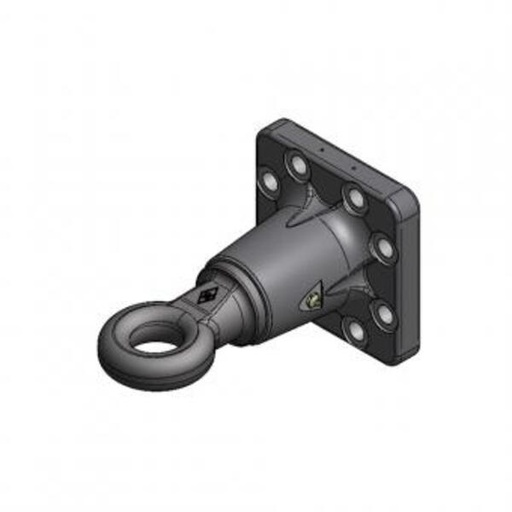 [CRAM8005148] Trehoog ZOD5168 - Flens 160 x 160 mm - 8 gaten Ø 21 mm - oog Ø 50 mm - L = 268 mm