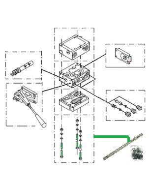 [DANF157B8001] Montage kit voor   1 PVB