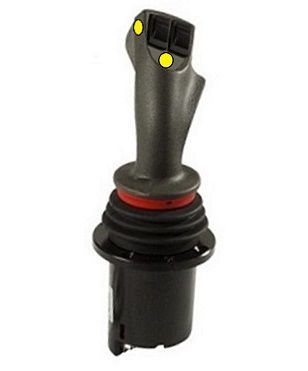 [DANF162F1131] Joystick 4 x proportionel + 2 x On - Off - pour main gauche