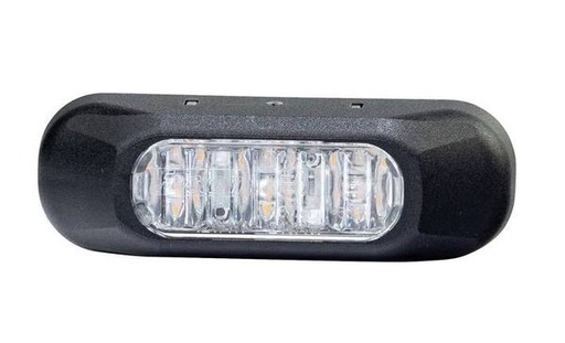 [DKWK 40 000 041] Feu d'avertissement à éclats 3 LED 12/24V - VDC- ORANGE