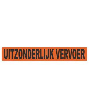 [DKWK 40 002 109] Sticker "UITZONDERLIJK VERVOER" 1000 MM X 160 MM