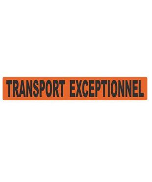 [DKWK 40 002 111] Sticker "TRANSPORT EXCEPTIONNEL" 1000 MM X 160 MM