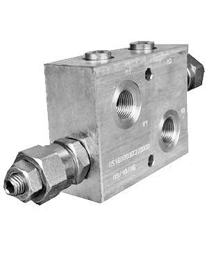 [DKWK 80 002 181] Overdrukklep dubbel 1/2" - Max 080L - Regelbaar tussen  80/210 bars