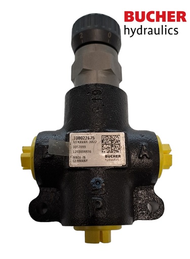 [DKWK 80 007 263] Debietregelaar BUCHER M22 - max 70L - prioriteit regelbaar 0 - 50L