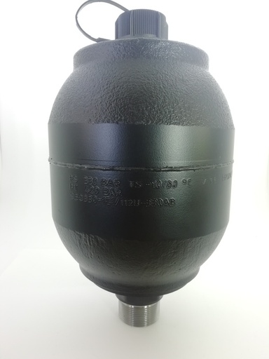[DKWK 80 050 139] Accumulator 1,0 l - 330 bar max - ma.M33x1,5 + vr.1/2 - vuldruk 150 bar