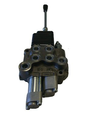 [DKWK 80 102 201] Verdeler 2xDW 45L/min - 3/8" met joystick en een positie vlottende stand