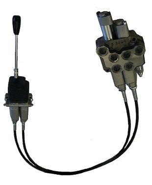 [DKWK 80 102 210] Distributeur 2XDW 50L/min - 1/2 " avec 1x position flottante et JS + câble de 1.5m