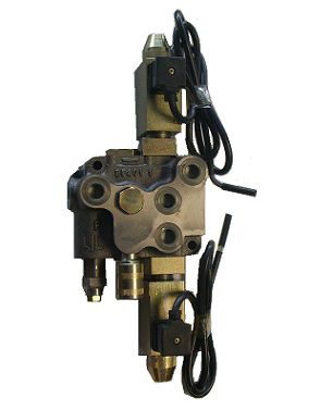 [DKWK 80 112 071] Verdeler 1xDW met debiet regelaar 45L/min - 3/8" - 12v