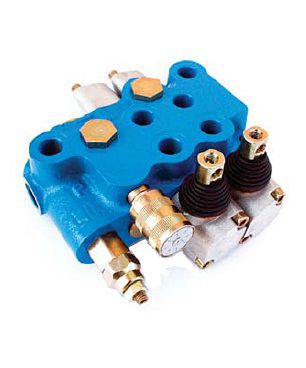 [DKWK 80 113 011] Verdeler 2xDW met debiet regelaar 90L/min - 1/2"