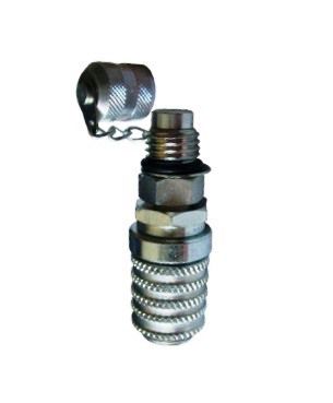 [DKWK 80 800 400] Snelkoppeling vlak (vrouwelijk Ø 12,5mm) x (mannelijk M16 x 2,0)