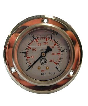 [DKWK 80 801 024] Manometer Ø 63 mm - 0-0025 bar