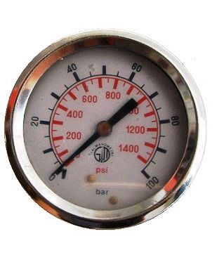 [DKWK 80 801 068] Manometer Ø 63 mm - 0-0100 bar