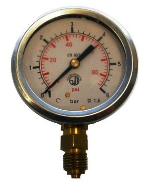 [DKWK 80 801 100] Manomètre Ø 63 mm - 0- 0006 bar