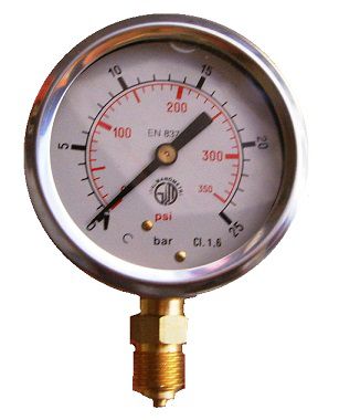 [DKWK 80 801 104] Manomètre Ø 63 mm - 0- 0025 bar