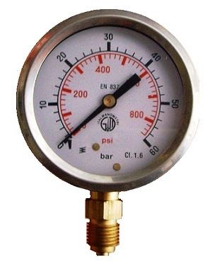 [DKWK 80 801 106] Manomètre Ø 63 mm - 0- 0060 bar