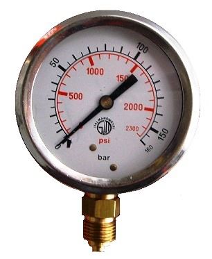 [DKWK 80 801 109] Manometer Ø 63 mm - 0- 0160 bar