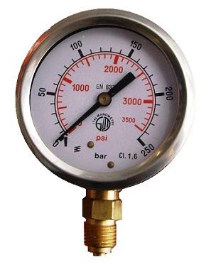 [DKWK 80 801 110] Manomètre Ø 63 mm - 0- 0250 bar