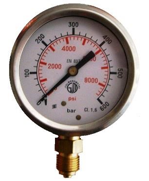 [DKWK 80 802 113] Manometer Ø 100 mm - 0-0600 bar