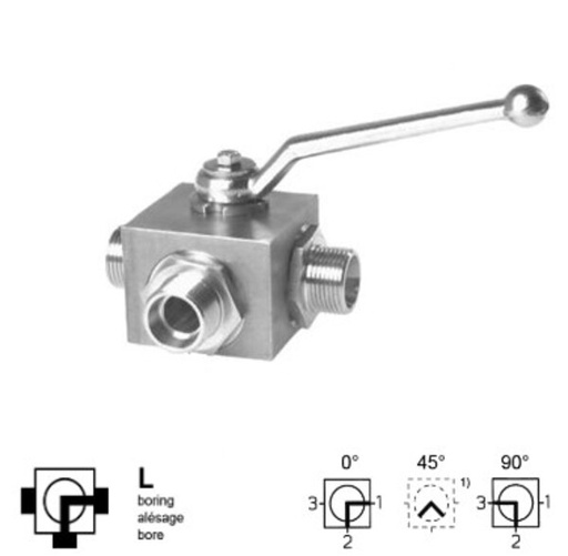 [DKWK 80 900 305] Kogelkraan 3 wegen M22 - 15L buiten