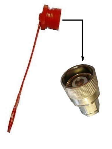 [DKWK 80 985 111] Bouchon male M42x2