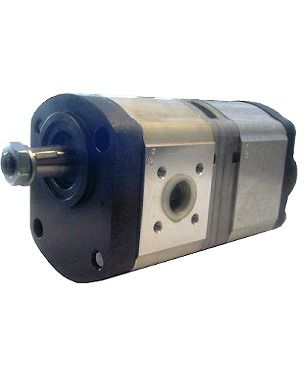 [DKWK 81 001 203 B] Pomp Bosch 2 gaten 60,0 x 60 - conische as - 8,0+8,0 cc - Links draaiend
