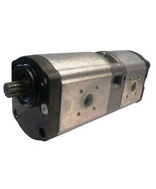 [DKWK 81 002 203 B]  Pomp 2 gaten 60,0 x 60 - spline as 9T - 22,5 + 16,0 cc - Links draaien - Bosch
