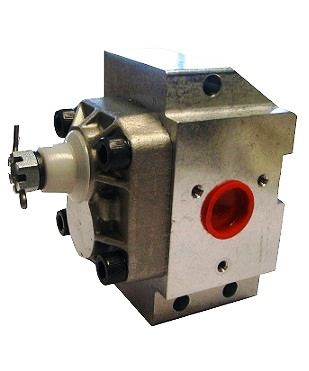 [DKWK 81 007 007 L] Pompe simple fixation latérale - axe conique - Rotation gauche