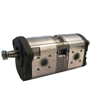 [DKWK 81 010 200 B] Pomp 2 gaten 97,0 - conische as - 14 + 8 cc - Links draaien - Bosch