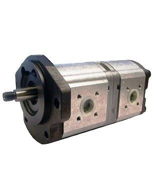 [DKWK 81 010 203 B]  Pomp 2 gaten 100,0 - conische as - 19 + 11 cc - Links draaien - Bosch