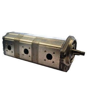 [DKWK 81 010 300 S] Pomp 2 gaten 106,4 - SAE A - conische as - 17 + 11 + 8,0 cc - Rechts draaien - Sauer