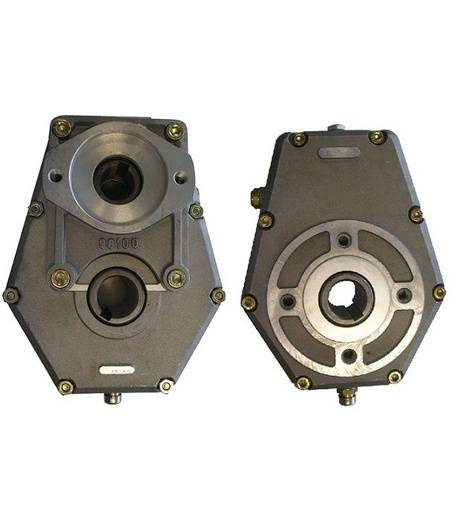 [DKWK 81 305 120] Versnellingskast - FR3 1:3 - Vrouwelijk 35 mm - Motor as 32 mm - 2 gaten