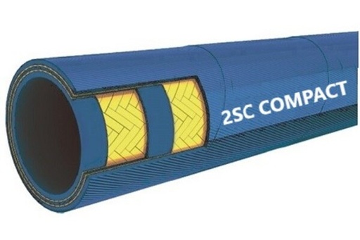 [DKWK 82 010 112] Slang  3/8"   2SC   Blauw - T° -40/+150 - 400 bar