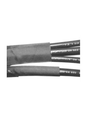 [DKWK 82 100 020] Manchetten Zwart geweven polyester 35mm - 1/4