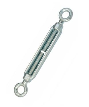 [DKWK 90 501 350] Spanschroef open - M6  - Lmin = 120 mm - Lmax 180 mm - oog Ø 8 mm