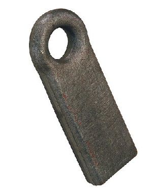 [DKWK 91 000 095] Trehoog  plat - breedte 100 mm - oog Ø 50 mm