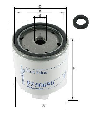 [DONAP550690] Filtre à carburant