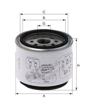 [DONAP551849] Filtre à carburant