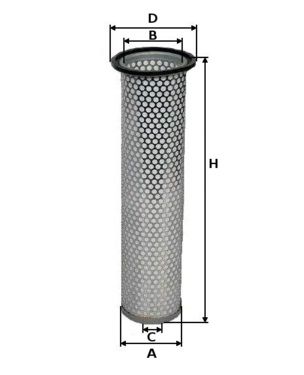 [DONAP776565] Filtre à air in. ( Filtres ext. E563L)