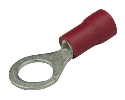 [ESPA33303] Kabelschoen met oog Ø 4,0 mm ROOD (100 st.)